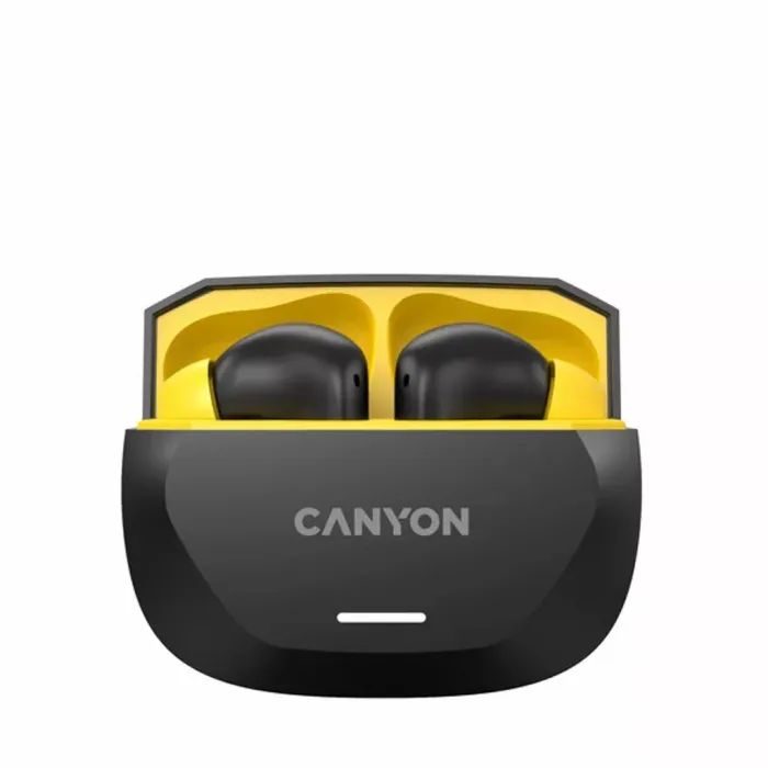 Наушники Canyon Hexagon 7 TWS ANC+ENC Wireless Charge Black/Yellow (CNS-TWS7BY) изображение 2