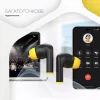 Наушники Canyon Hexagon 7 TWS ANC+ENC Wireless Charge Black/Yellow (CNS-TWS7BY) изображение 6
