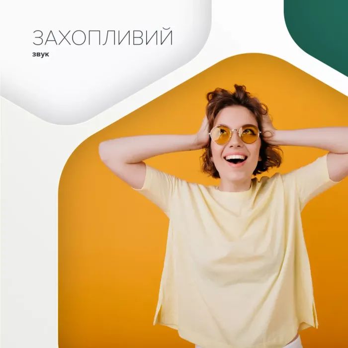 Наушники Canyon Hexagon 7 TWS ANC+ENC Wireless Charge Black/Yellow (CNS-TWS7BY) изображение 8