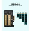 Контролер Ugreen PCI-E 3.0 for SSD M.2 NVMe + M.2 NGFF CM302 (70504) зображення 5