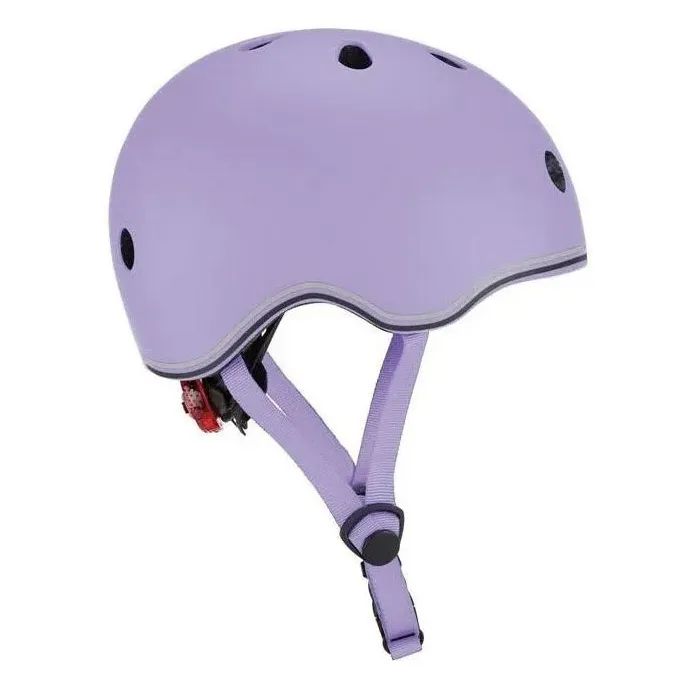 Шлем Globber Go up lights 45-51см пастельний рожевий, з ліхтариком (506-210) изображение 2
