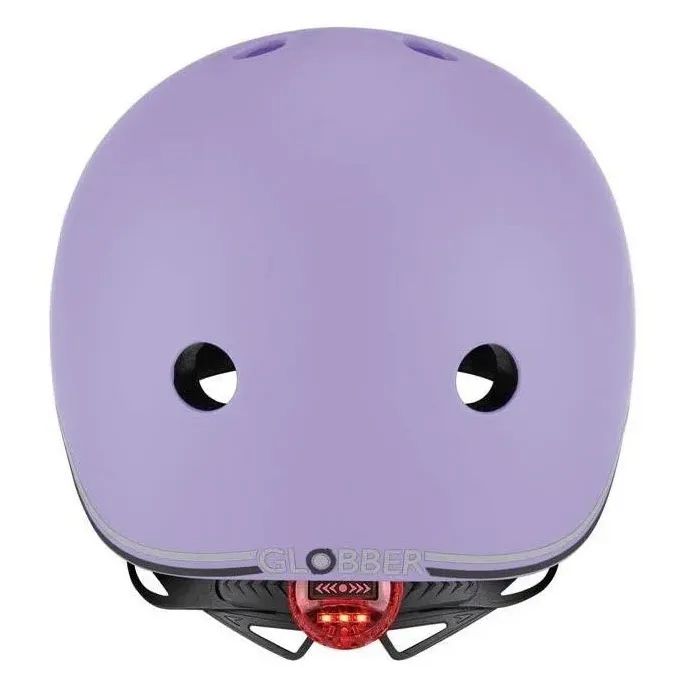Шлем Globber Go up lights 45-51см пастельний рожевий, з ліхтариком (506-210) изображение 4