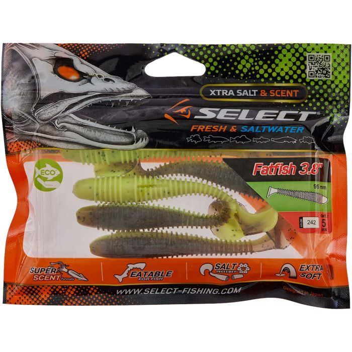 Силикон рыболовный Select FatFish 3.8" 313 (5 шт/уп) (1870.72.11) изображение 2