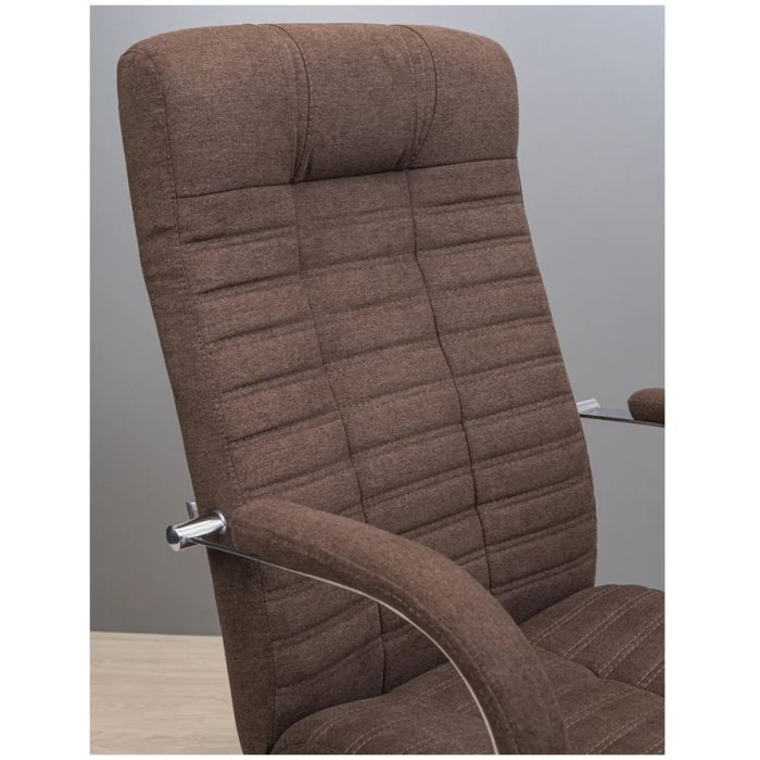 Офисное кресло Richman Атлант Хром П1 M-2 (Anyfix) Кожа Люкс комбо Черная (R00000049260) изображение 5