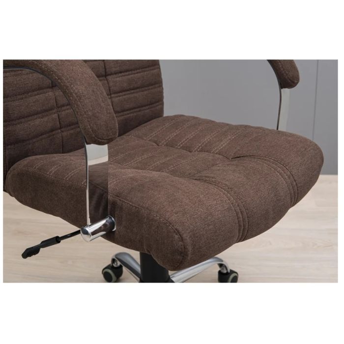 Офисное кресло Richman Атлант Хром П1 M-2 (Anyfix) Кожа Люкс комбо Черная (R00000049260) изображение 8