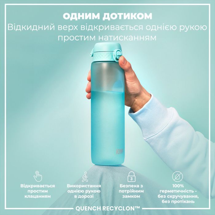 Бутылка для воды ION8 OneTouch Times To Drink 1000 мл BPA Free, Camo (I8RF1000PICAMO) изображение 2
