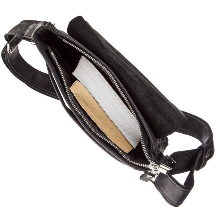 Сумка Shvigel Шкіряна Чорна (11171) зображення 6