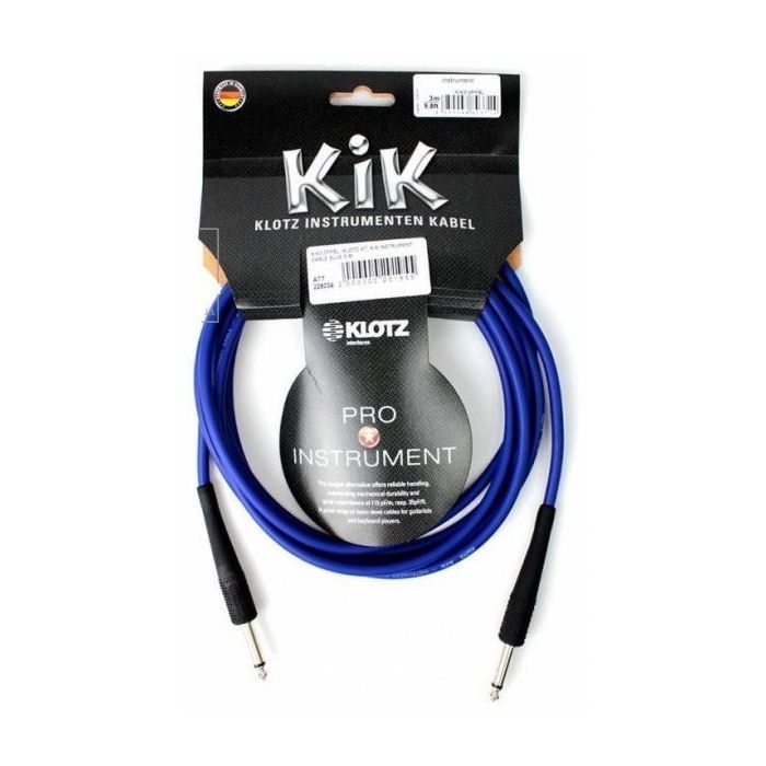 Инструментальный кабель Klotz KIK Instrument Cable Blue 3 m (228224)