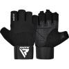 Перчатки для фитнеса RDX W3 with EVA Padding Black M (WGS-W3B-M+)