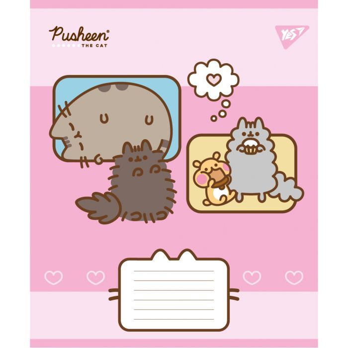 Зошит Yes Pusheen Funny А5 12 аркушів клітинка (767602) зображення 5