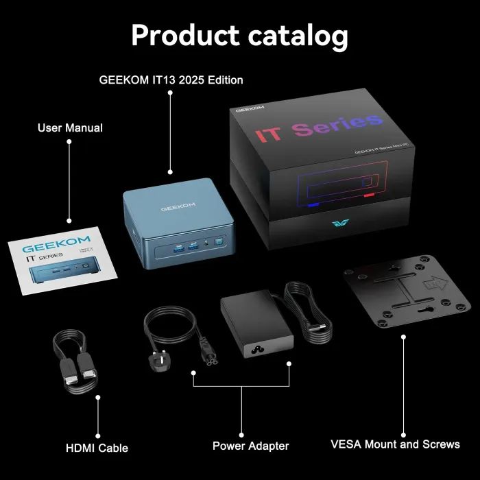 Компьютер GEEKOM Mini IT13 2025 Edition / i9-13900HK, 32, 2TB, W11Pro (GMIT13I913900HK-322-EU) изображение 7