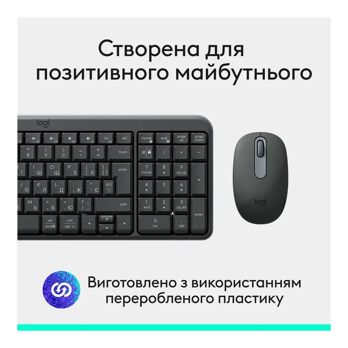 Комплект Logitech MK250 Bluetooth/Wireles UA Graphite (920-013823) изображение 10