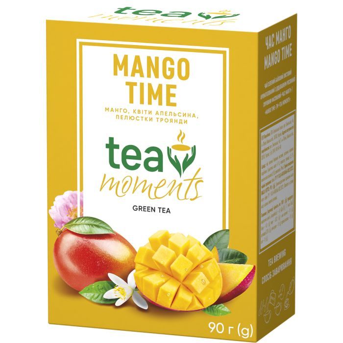 Чай Tea Moments Mango Time зеленый 90 г (tm.01749)