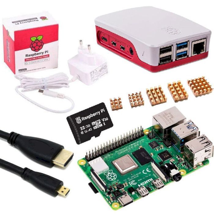 Промышленный ПК Raspberry Pi 4 8Gb KIT (EU) (RPI4-KIT-8GB-EU)