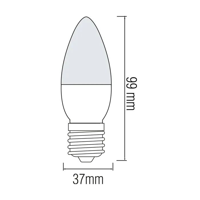 Лампочка Horoz ULTRA SMD LED 6W 4200K E27 480Lm (YT15275) изображение 2