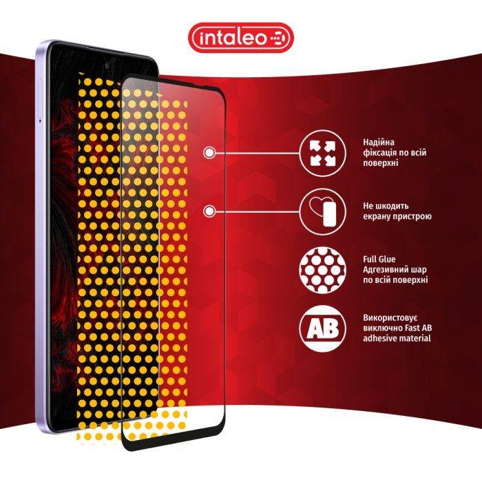 Стекло защитное Intaleo Full Glue Oppo A80 Black (1283126598777) изображение 7