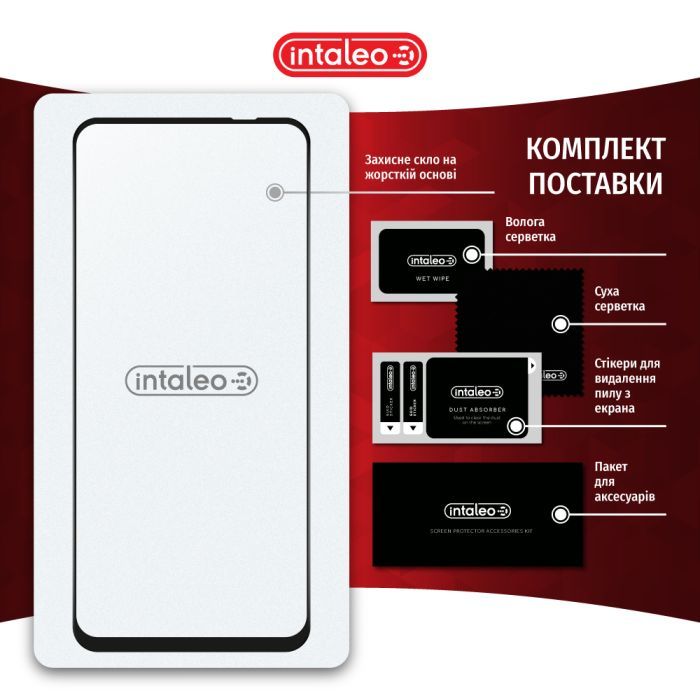 Стекло защитное Intaleo Full Glue Oppo A80 Black (1283126598777) изображение 8