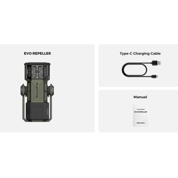 Фонарь Flextail антимоскітний Flextail Evo Repel, зелений (ER4800-GN-i) изображение 7