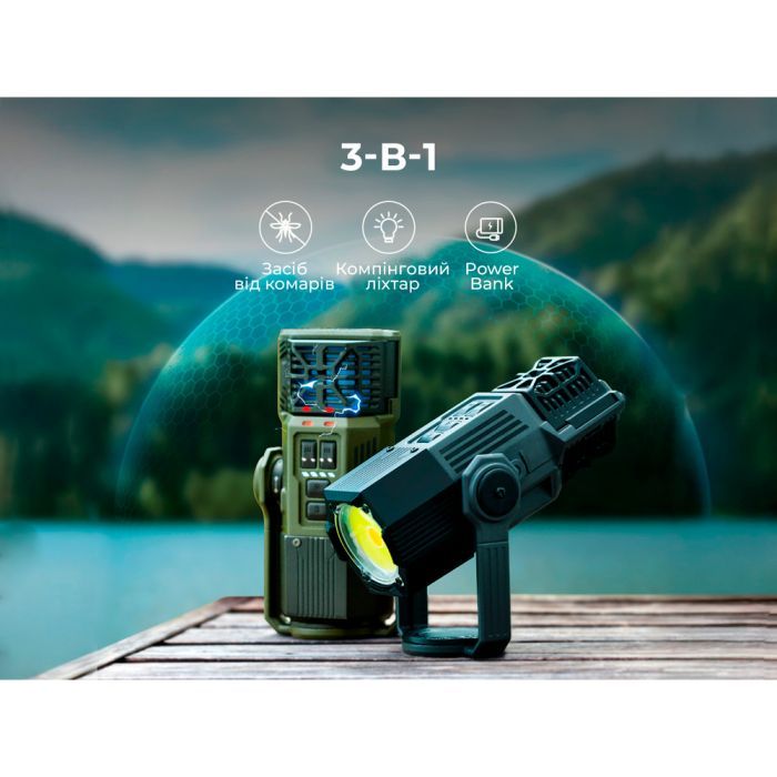 Фонарь Flextail антимоскітний Flextail Evo Repel, зелений (ER4800-GN-i) изображение 8