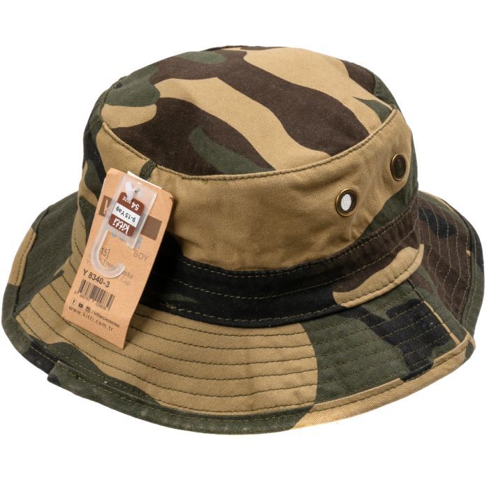 Панама детская Kitti камуфляж (Y9340-2-54B-green) изображение 3