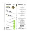 Кабель мультимедийный Lightning to 3.5mm M 1.0m silicone white BOROFONE (6941991114403) изображение 3