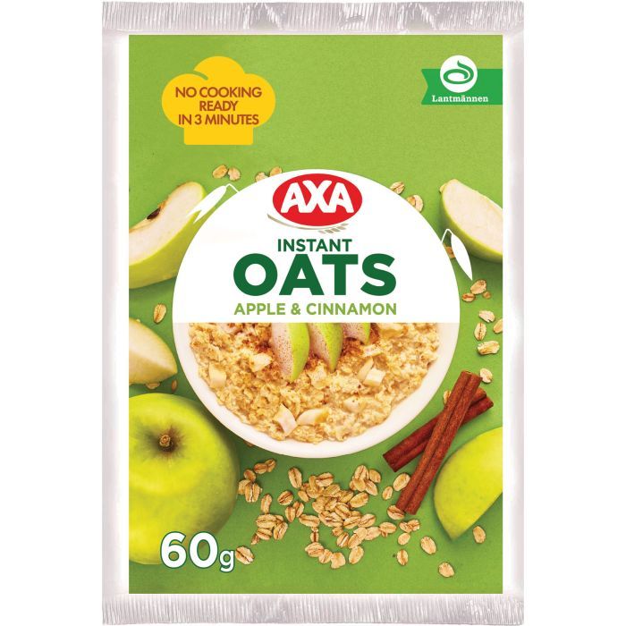 Пища быстрого приготовления АХА Каша Овсяная с яблоком и корицей 40 г (4820008123282)