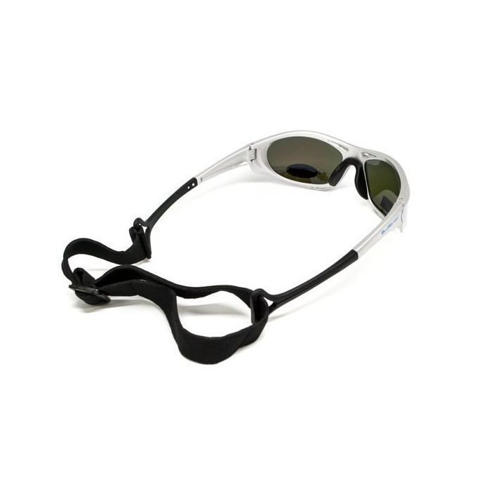 Сонцезахисні окуляри BluWater Hydro Polarized (G-Tech™ blue) Anti-Fog Сині дзеркальні в чорній оправі (BW-HYD-GTB12) зображення 3