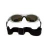 Сонцезахисні окуляри BluWater Hydro Silver Polarized (G-Tech blue) Anti-Fog Сині дзеркальні в сріблястій оправі (BW-HYDS-GTB12) зображення 5