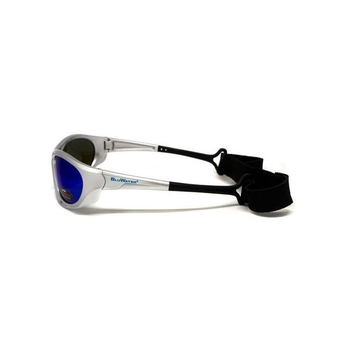 Сонцезахисні окуляри BluWater Hydro Polarized (G-Tech™ blue) Anti-Fog Сині дзеркальні в чорній оправі (BW-HYD-GTB12) зображення 6