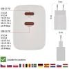 Зарядное устройство EMOS V03G35 2xUSB-C 35W GaN (V03G35) изображение 5