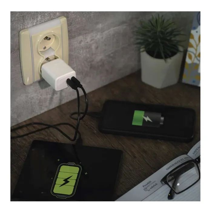 Зарядное устройство EMOS V03G35 2xUSB-C 35W GaN (V03G35) изображение 9