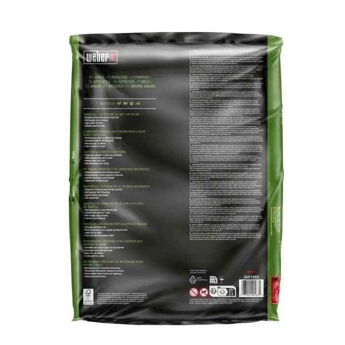 Пелети Weber Деревні яблуко FSC Apple, 8 кг (3401055) зображення 2