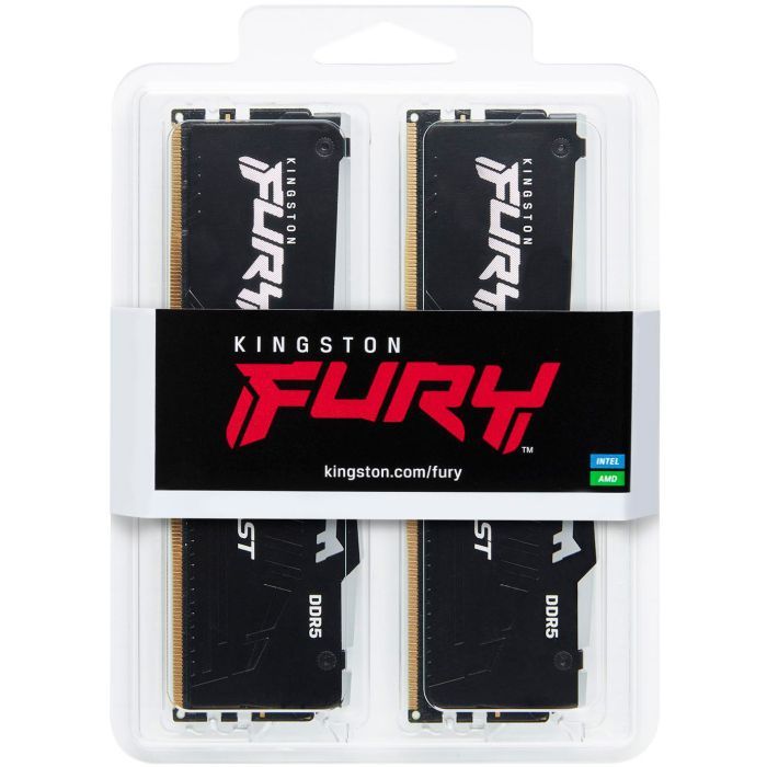 Модуль памяти для компьютера DDR5 64GB (2x32GB) 5600 MHz Beast RGB EXPO Black Kingston Fury (ex.HyperX) (KF556C36BBE2AK2-64) изображение 4