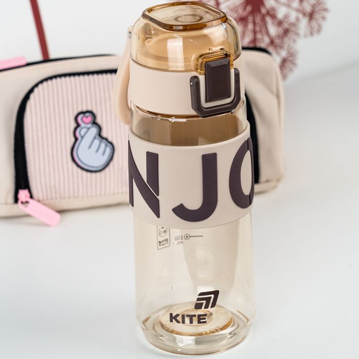 Бутылка для воды Kite 550 мл сіро-рожева (K25-1232-2) изображение 7