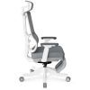 Офісне крісло Mealux S6 Air Fabric Grey White (HF-S6 F/ GW) зображення 5
