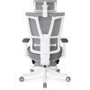 Офісне крісло Mealux S6 Air Fabric Grey White (HF-S6 F/ GW) зображення 7