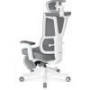Офісне крісло Mealux S6 Air Fabric Grey White (HF-S6 F/ GW) зображення 8