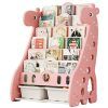 Детский стеллаж Mealux Raffo Pink (KD-E042 Pink)