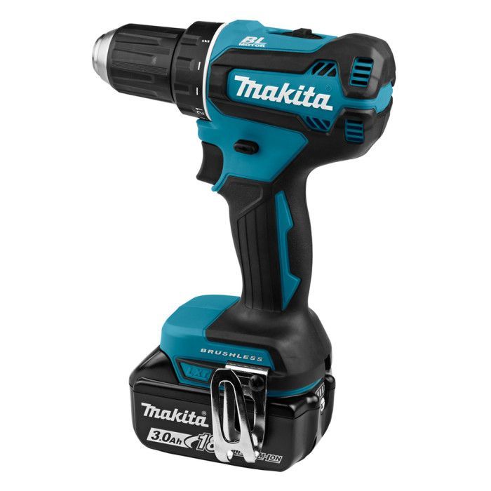 Шуруповерт Makita DDF485SFJ 18V, 3Ah, 27-50Нм 0-500/0-1900 об/мин, кейс (DDF485SFJ) изображение 3