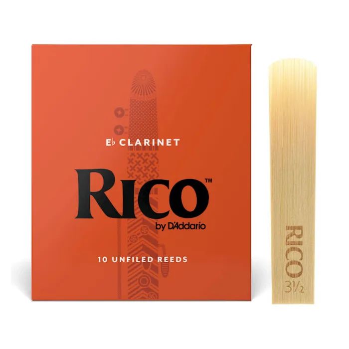 Трость для кларнета D'Addario Rico - Eb Clarinet #3.5 - 10 Pack (RBA1035)