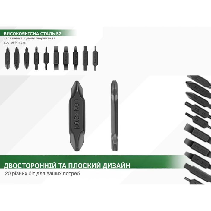 Набор бит для мультитула NexTool Flagship Captain та Pocket tool (NE20296) изображение 8