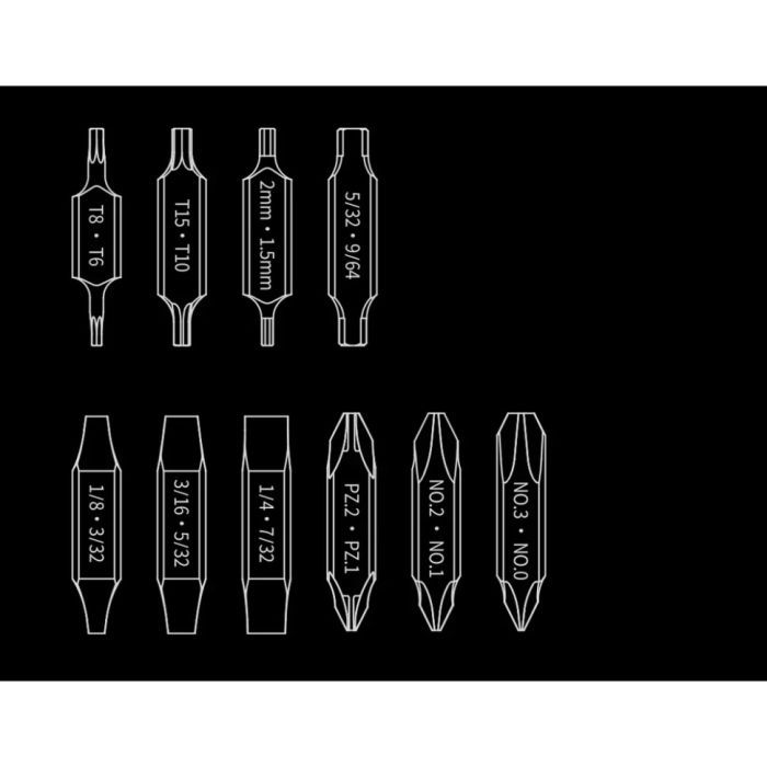 Набор бит для мультитула NexTool Flagship Captain та Pocket tool (NE20296) изображение 9