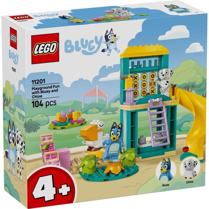 Конструктор LEGO Bluey Веселье с Блуи и Хлоей на игровой площадке (11201)
