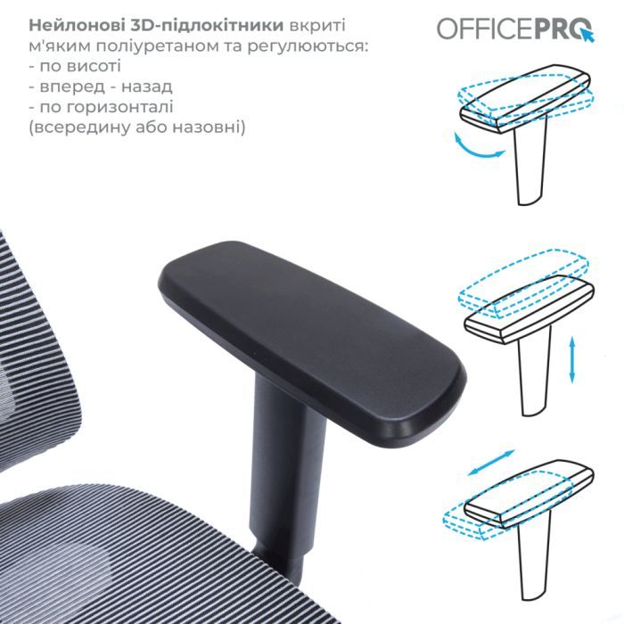 Офисное кресло OfficePro Elegant OC660-B-DG-DG (OC660-B-DG-DG) изображение 6