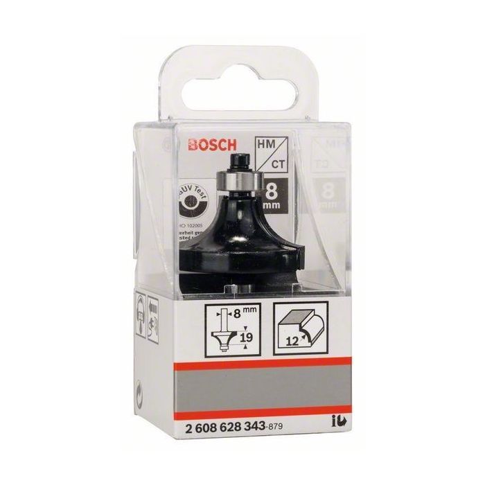 Фреза Bosch Professional карнизна, Std, S8, R3, L10.2 (2.608.628.344) зображення 5