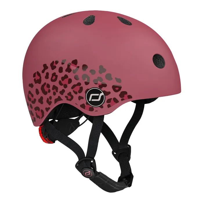 Шлем Scoot&Ride оливковий з ліхтариком 45-51см (SR-181206-OLIVE)