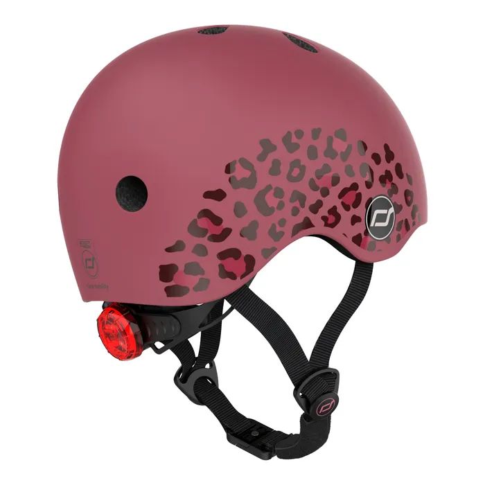 Шлем Scoot&Ride оливковий з ліхтариком 45-51см (SR-181206-OLIVE) изображение 2