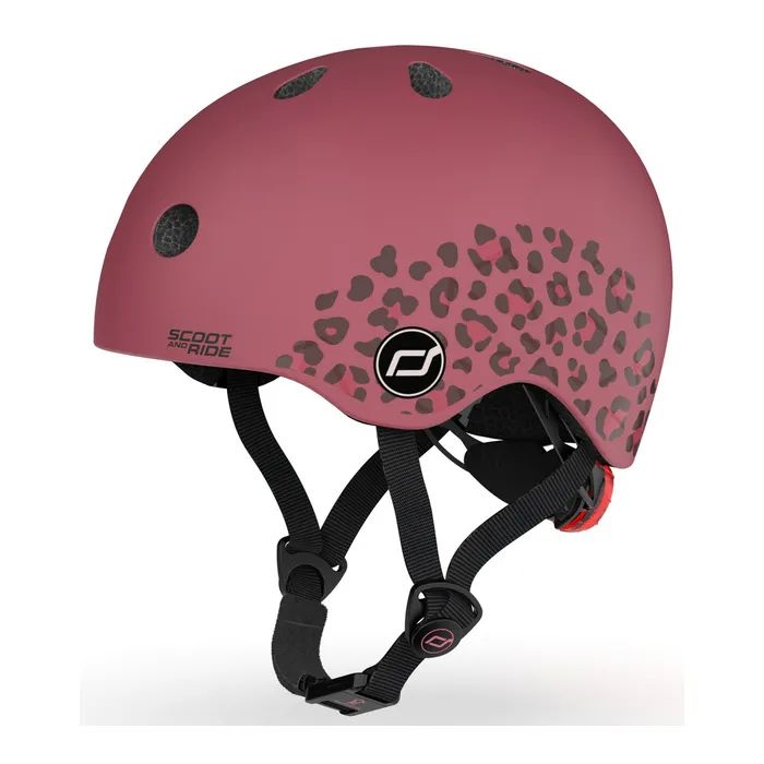 Шлем Scoot&Ride оливковий з ліхтариком 45-51см (SR-181206-OLIVE) изображение 4