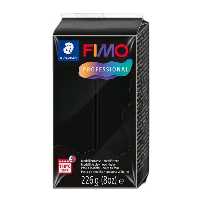 Пластика Fimo Professional, Чорна, 226г (4007817165300)