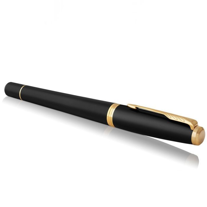 Ручка пір'яна Parker URBAN 17 Muted Black GT  FP F + блокнот Parker + подар.упаковка GIFT24 (30 011b24) зображення 3